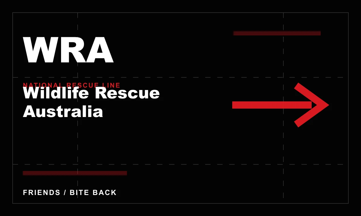 Dark Bite Back-style friend image for Wildlife Rescue Australia.